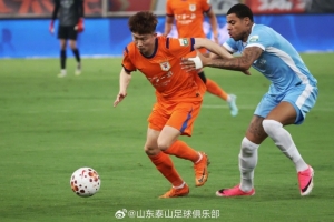 山东泰山1-2河南俱乐部,受赛程密集及伤病困扰表现不及预期