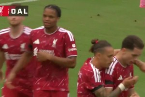 利物浦1-0先下一城！埃利奥特送助攻，莫里森禁区内打门得手！